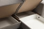 Atelier Del Sofa Sofá cama esquinero Alkon - Light Grey